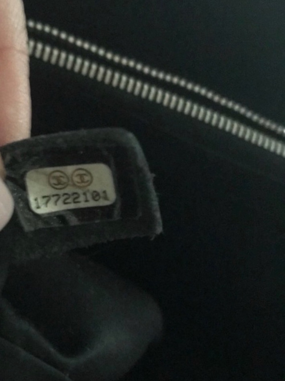CHANEL Black Quilted Leather Hobo with Interlocking CC - Picture 2 of 2